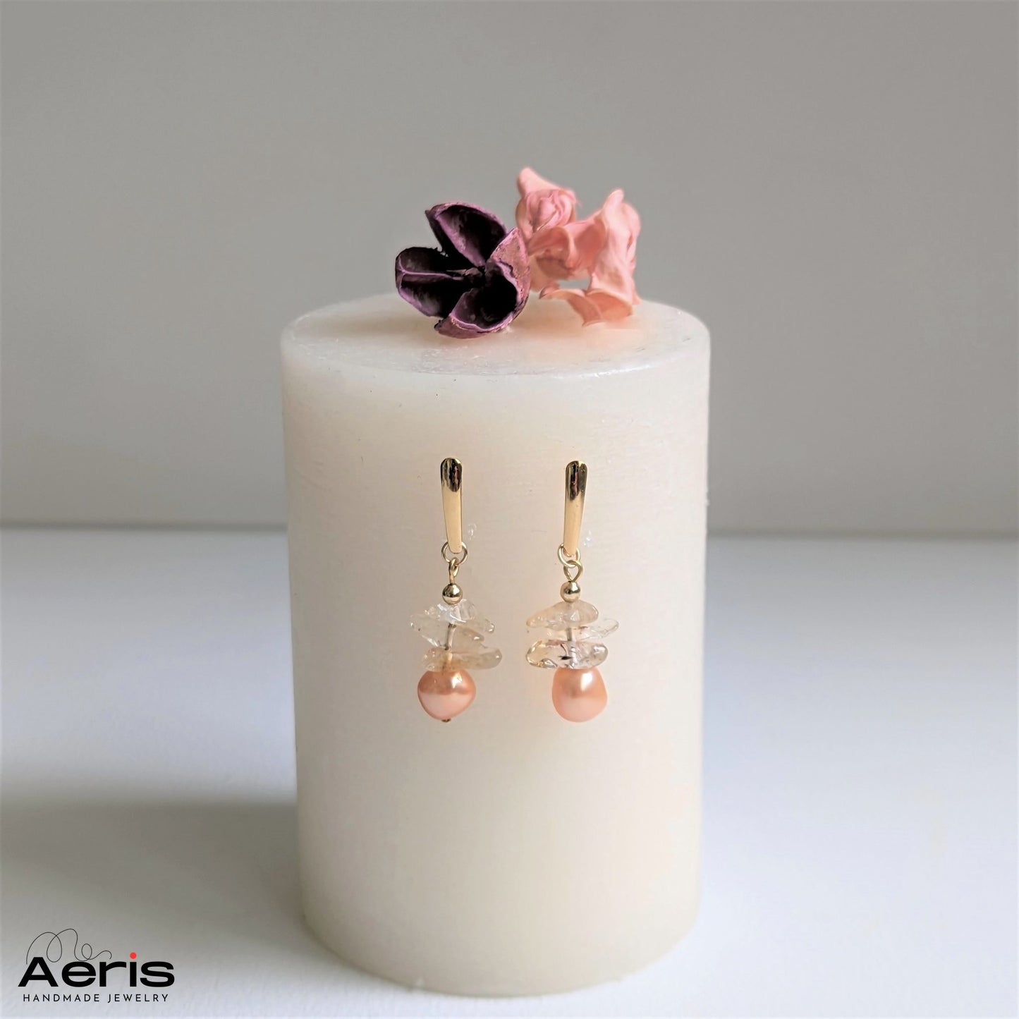 Cercei cu perle prezentare