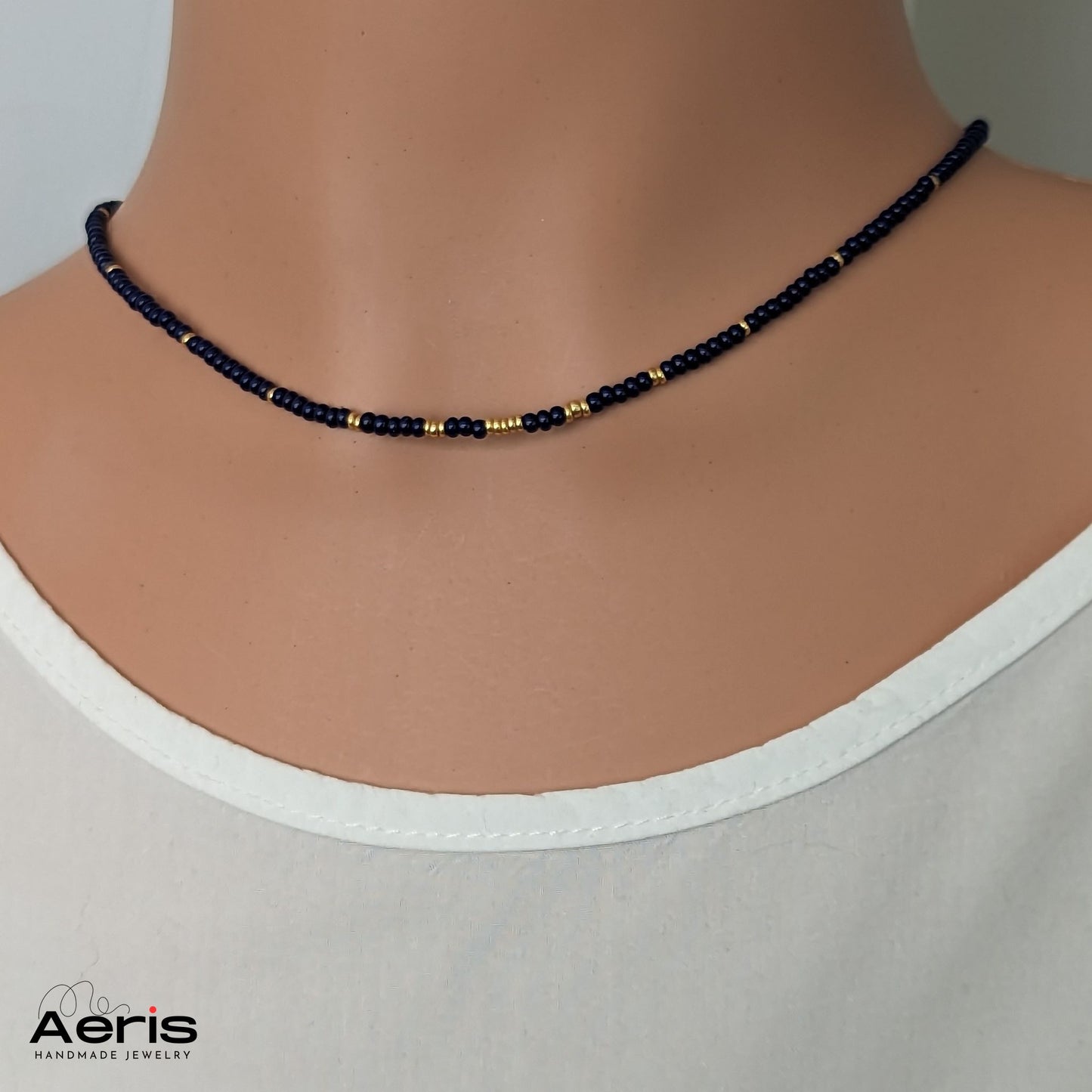 Choker Dark Blue