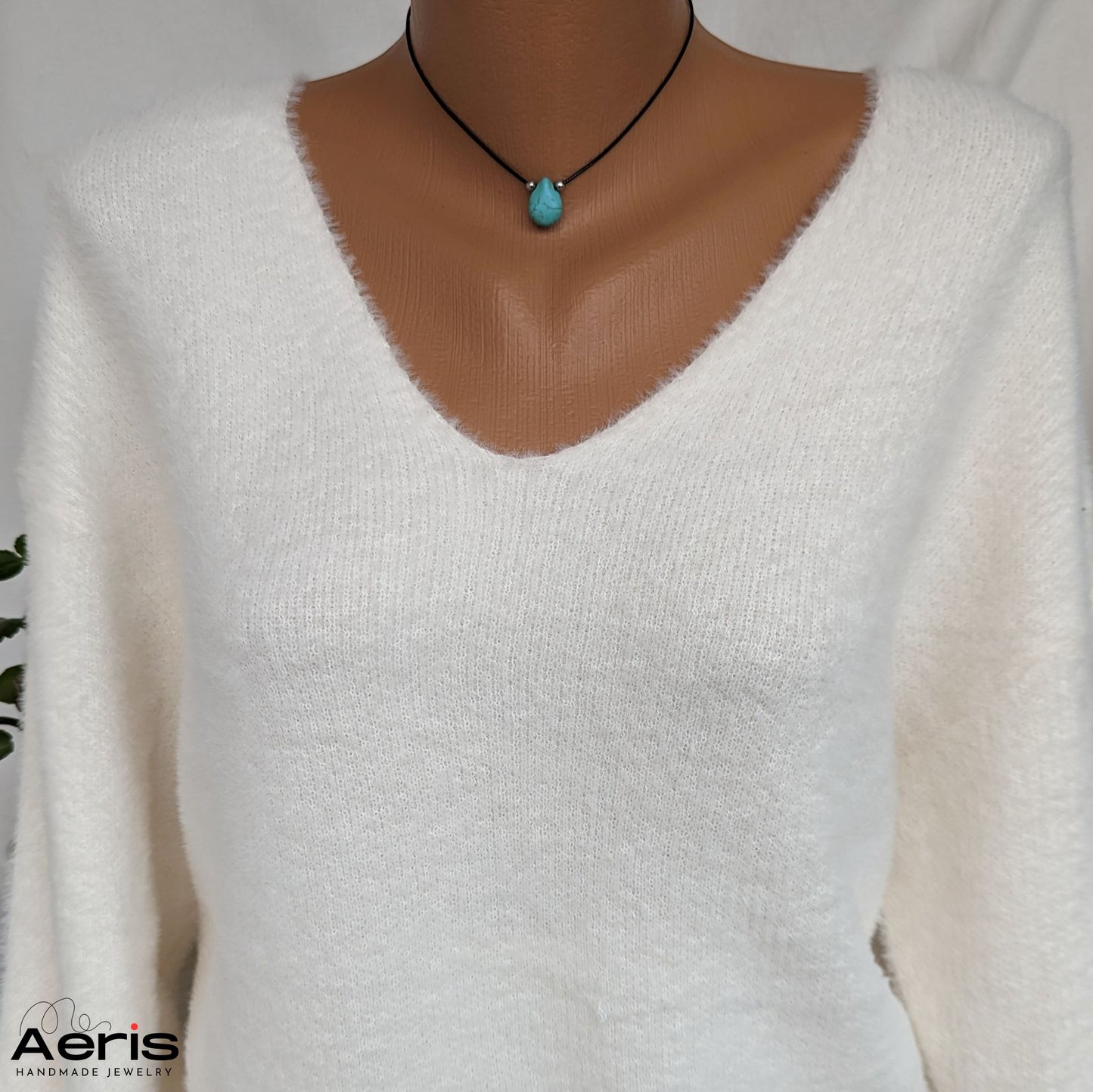 Choker Turquoise Drop