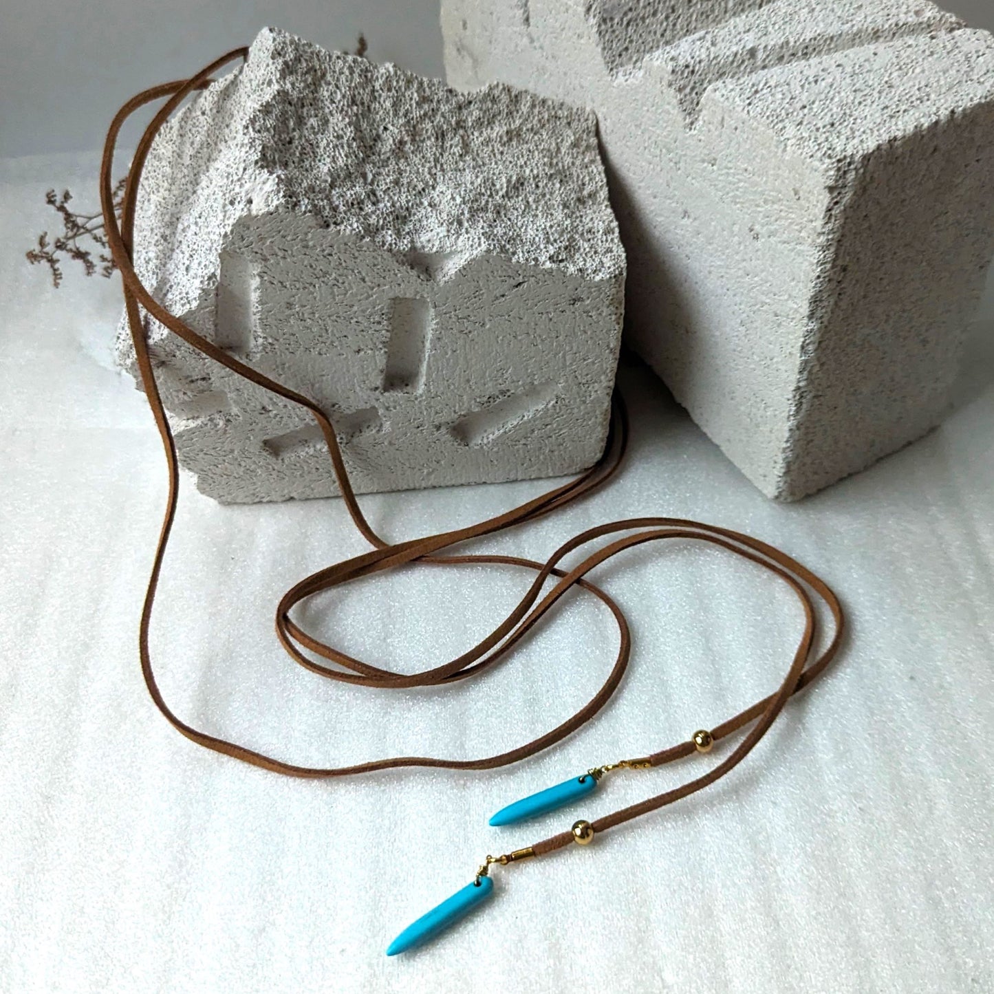 Choker Blue Spikes