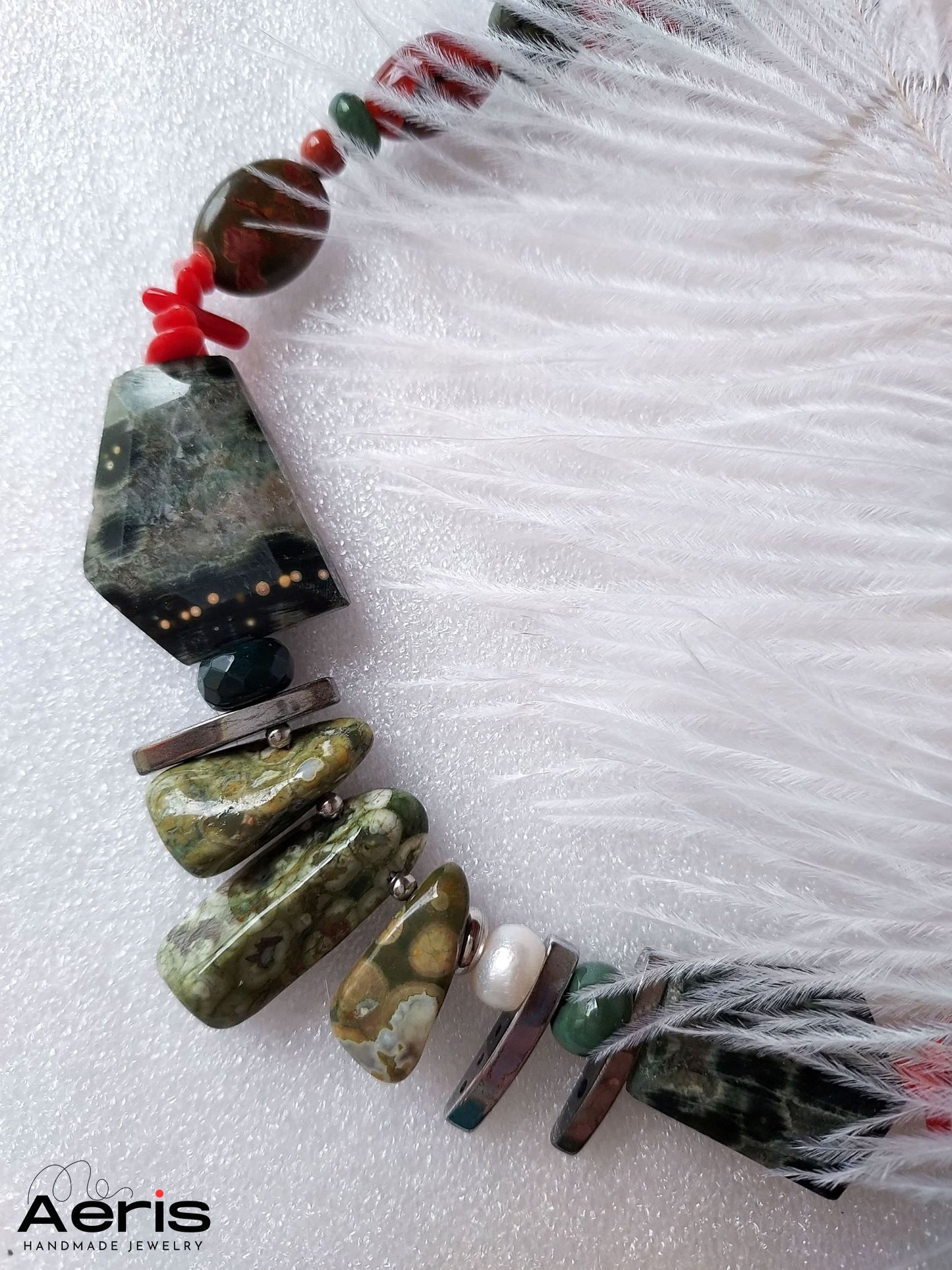 Colier handmade detaliu