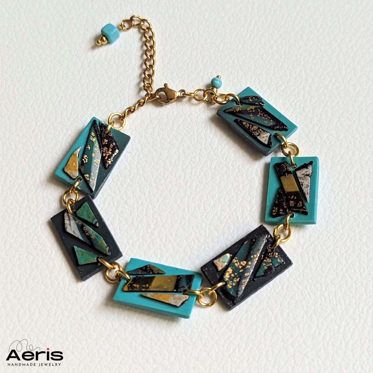 Bratara unicat de inspiratie Art-Deco