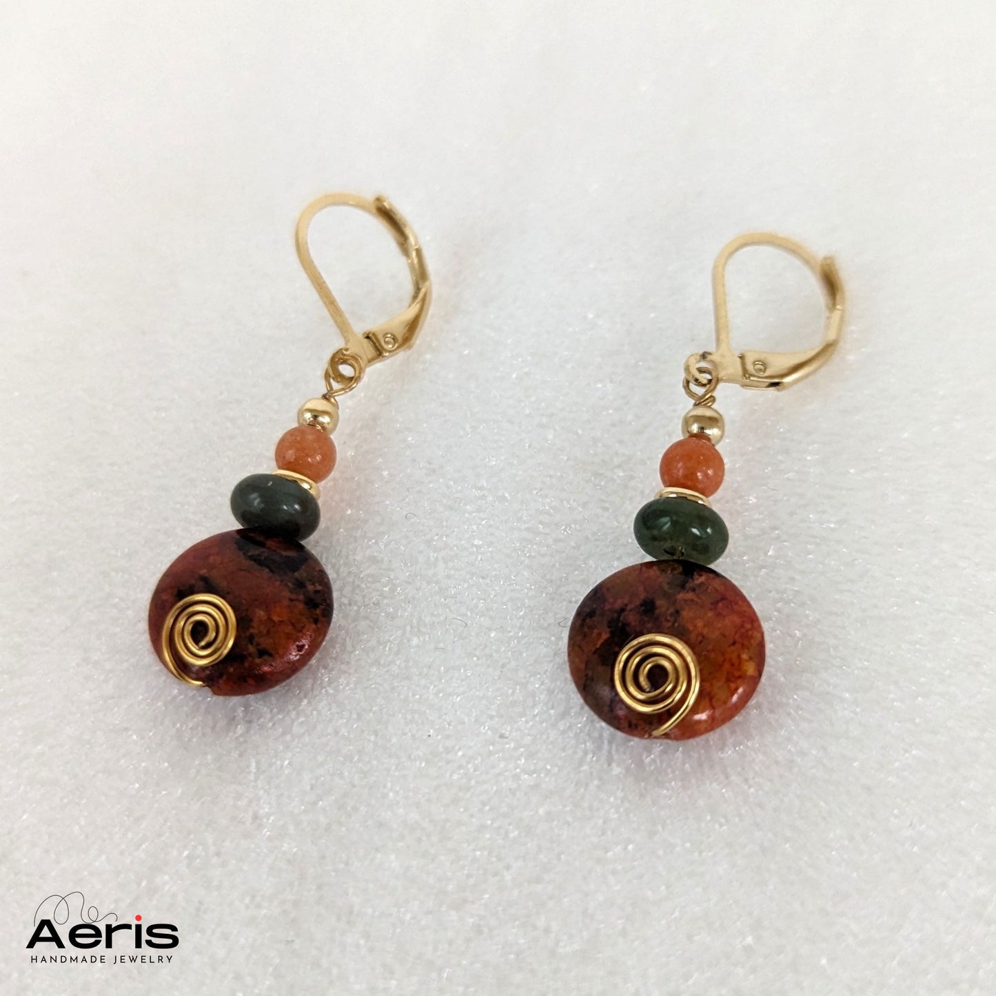 Cercei cu clips in culori vibrante