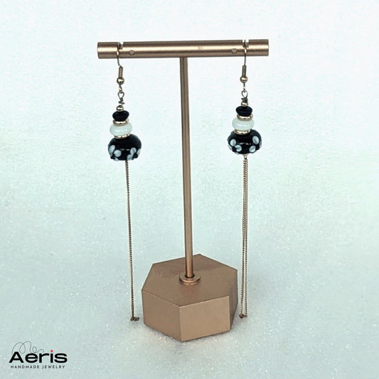 cercei cu margele lampwork