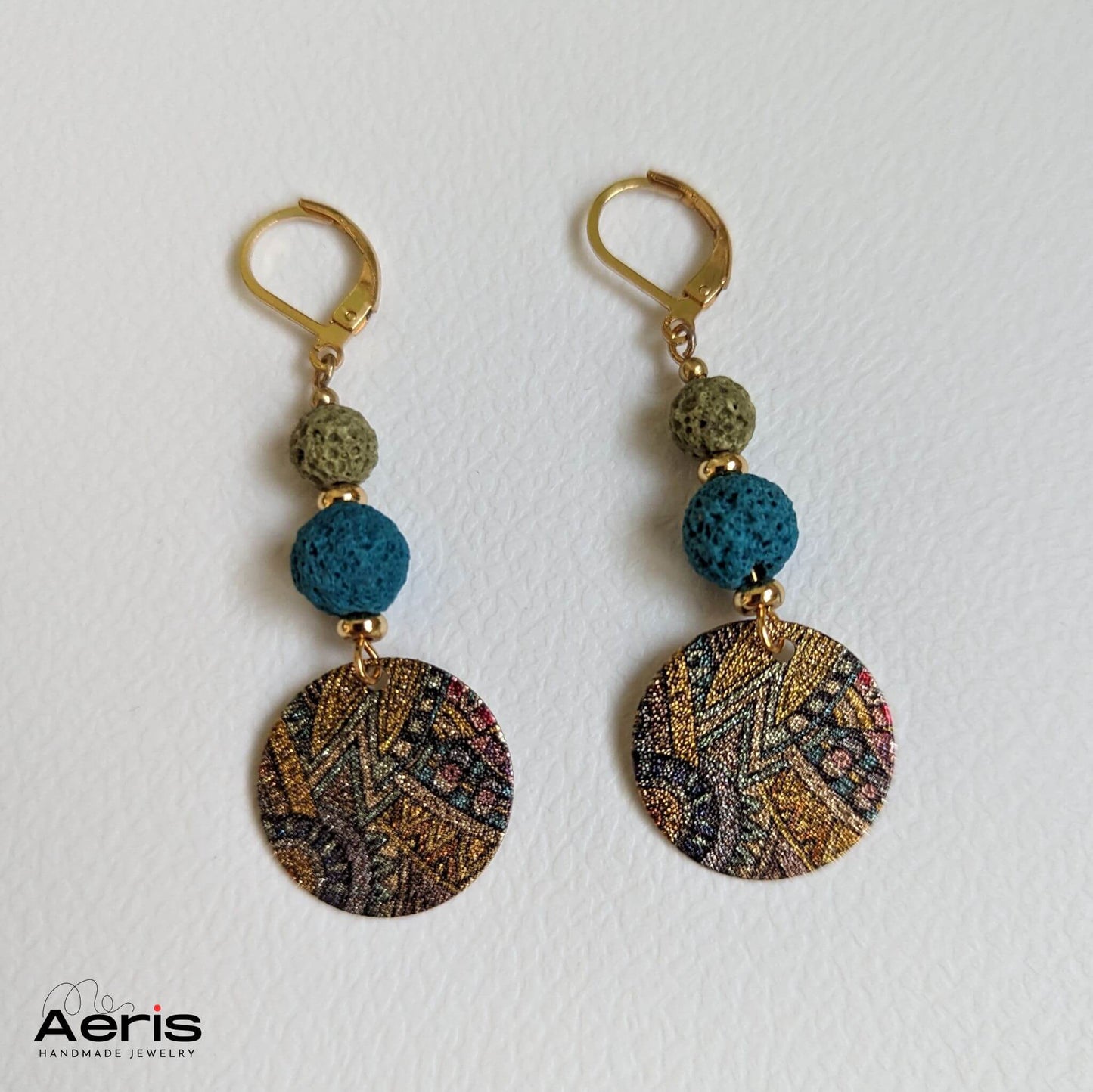 Cercei multicolori boho chic