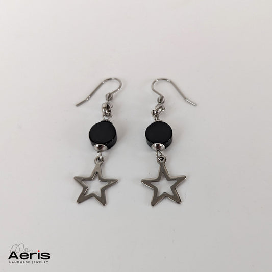 cercei onix disc steluta