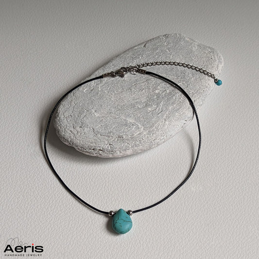 Choker Turquoise Drop