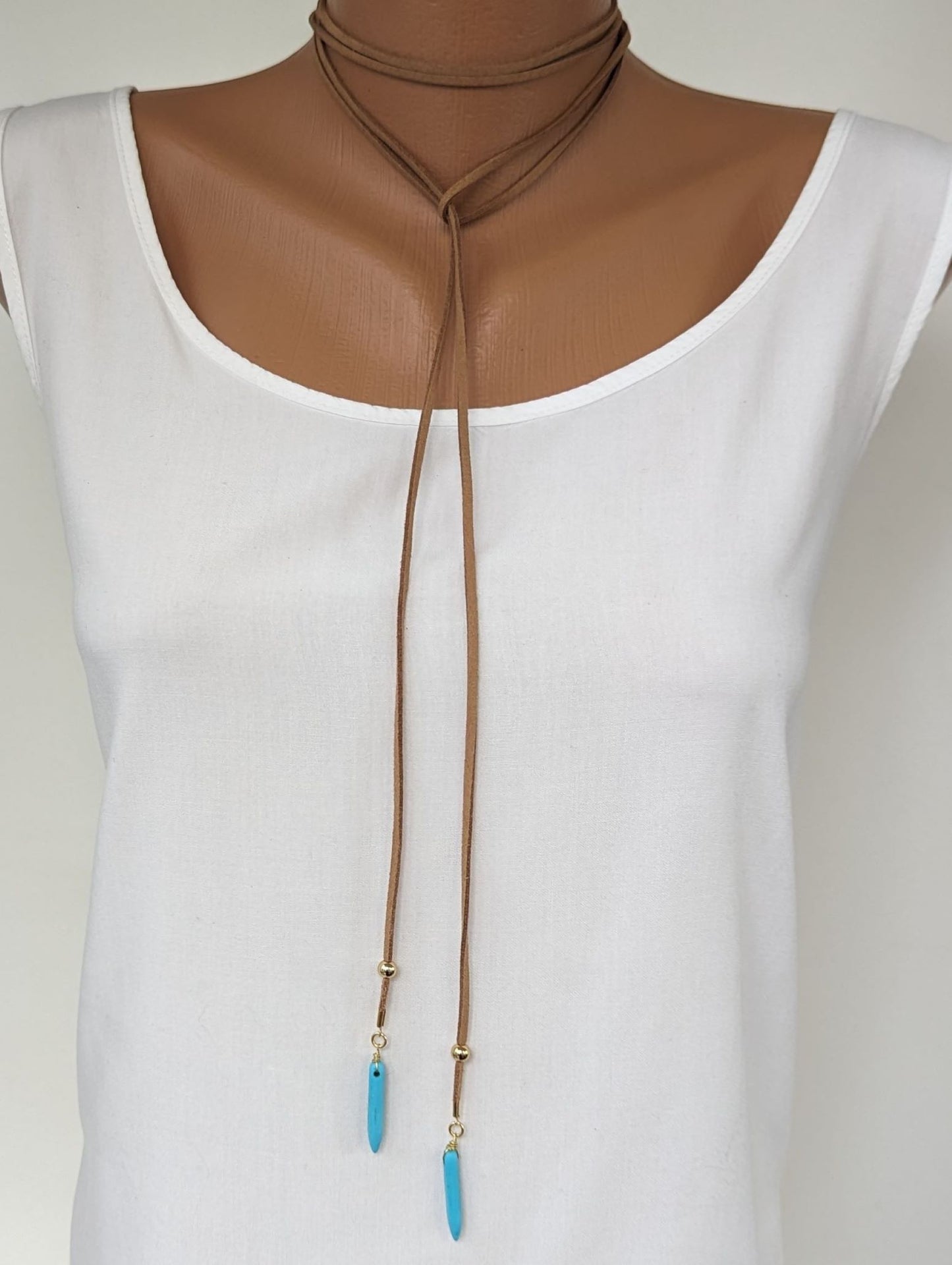 Choker Blue Spikes