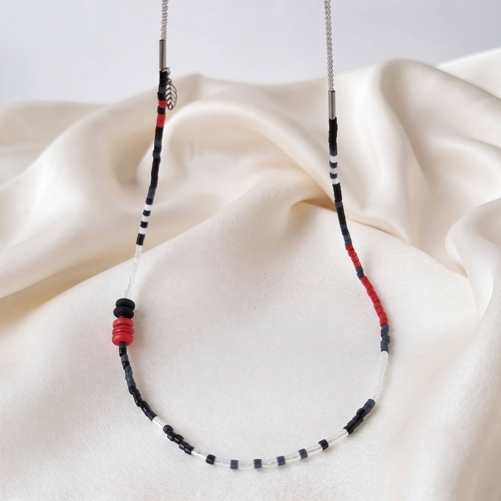 Colier handmade multicolor din margele Miyuki