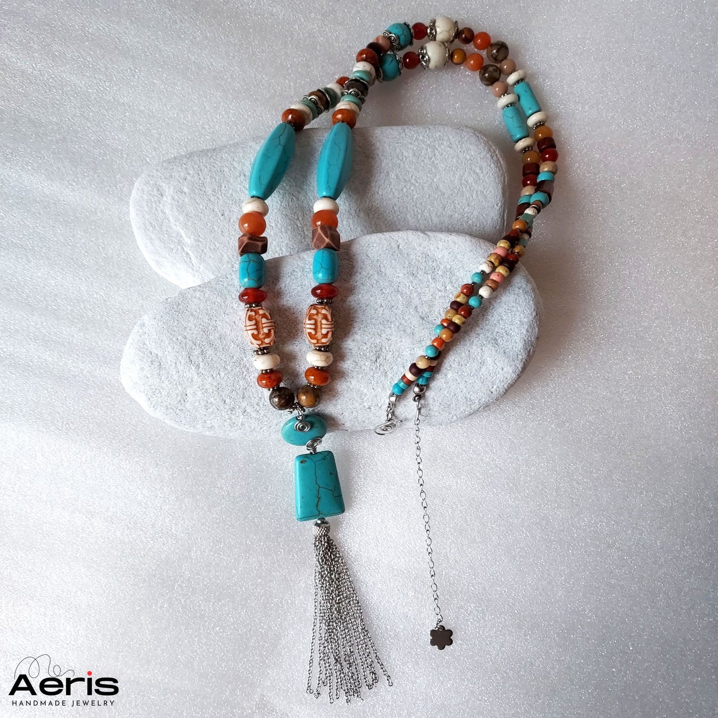 Colier handmade multicolor
