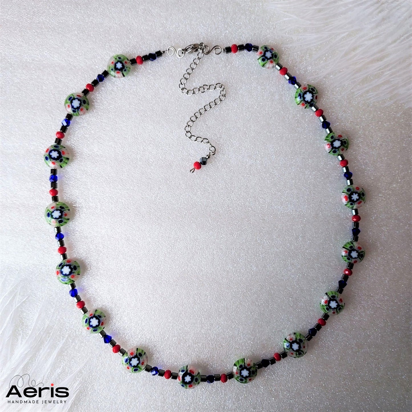 Set floral multicolor - Millefiori